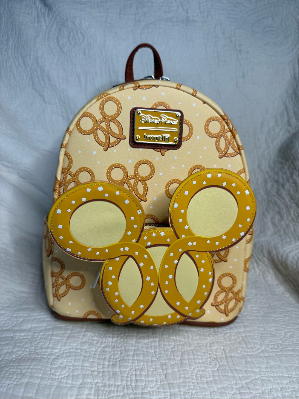 Disney Parks Loungefly Mickey Pretzel Mini Backpack